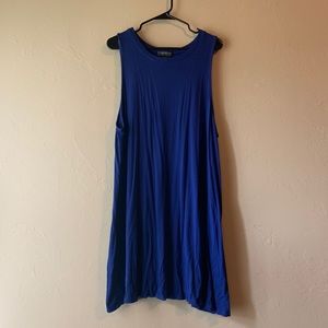 Royal Blue Tank Swing Dress